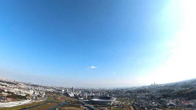ドローンで撮影したプロモーション素材