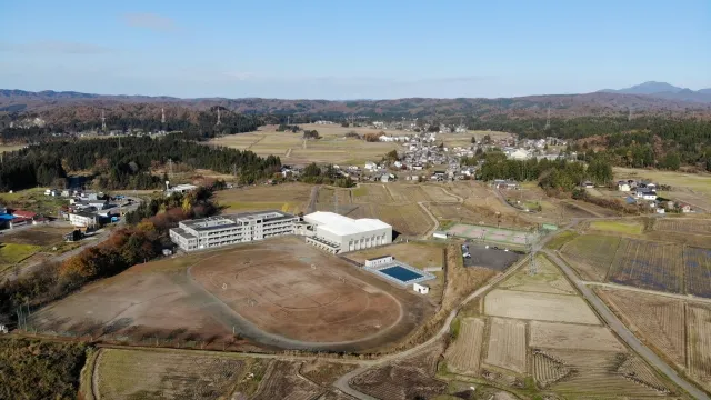 学校空撮・集合写真